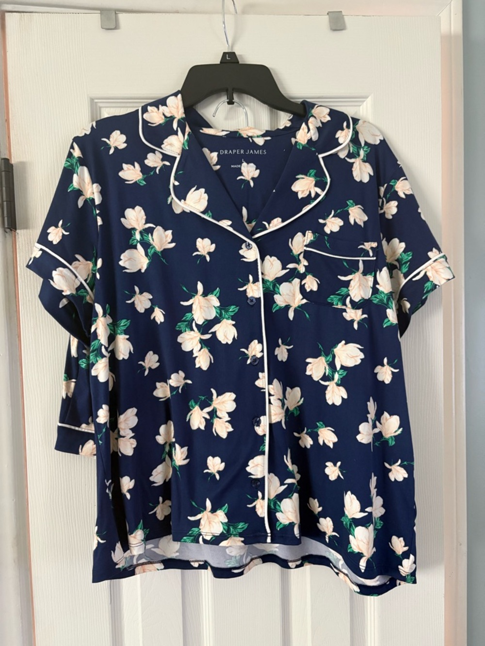 Draper James Navy Floral Pajama Set
